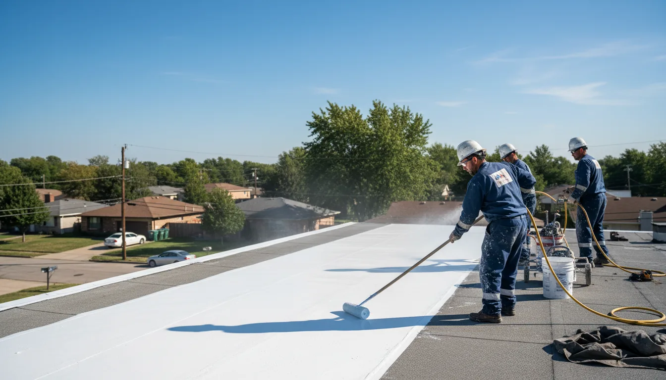 Commercial roof coating in Hanford, CA near me